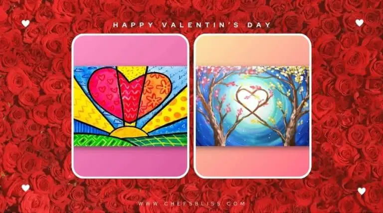 valentine’s day couples art project ideas