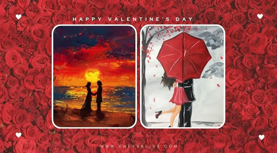 valentine’s day couples painting class ideas