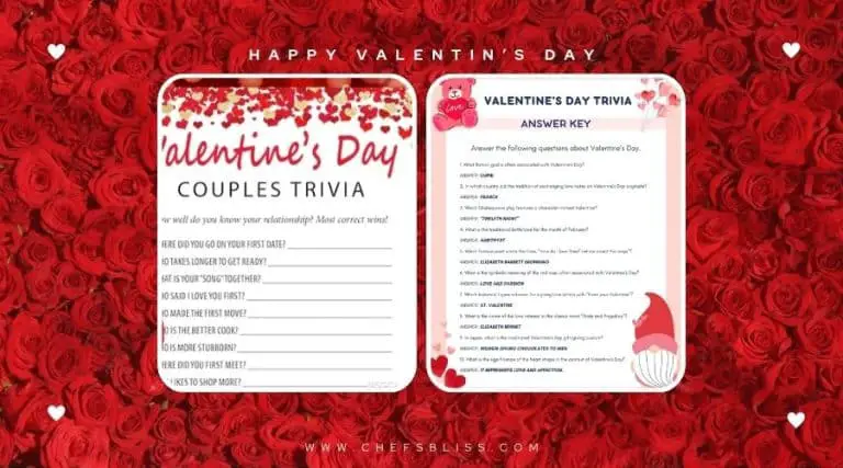 valentine’s day couples trivia night ideas