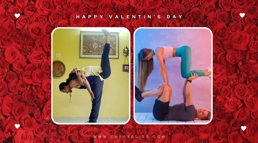 valentine’s day couples yoga ideas