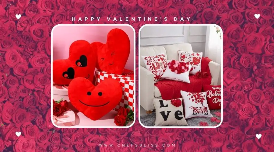 valentine’s day cozy throw pillow gift ideas