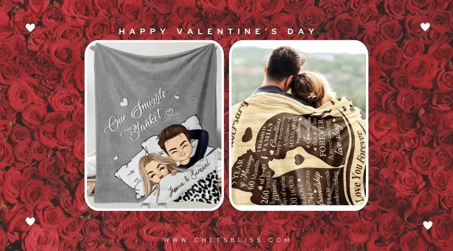 valentine’s day cuddle blanket gift ideas