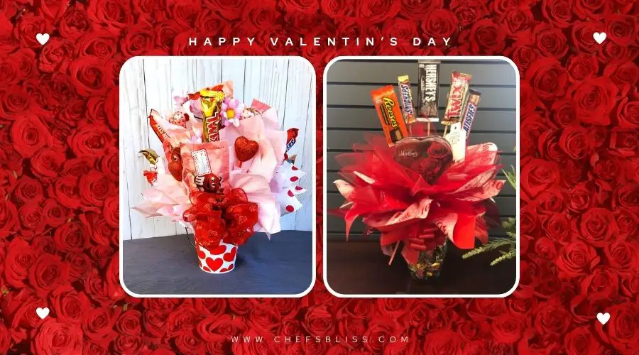 valentine’s day custom candy bouquet ideas