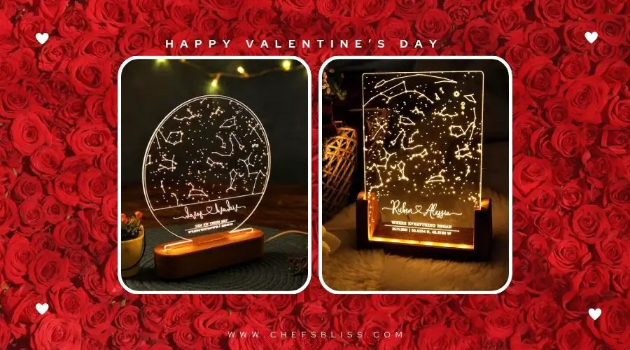 valentine’s day custom star map gift ideas