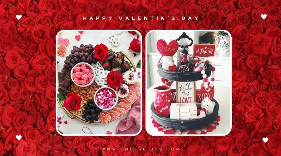 valentine’s day dessert tray decor ideas