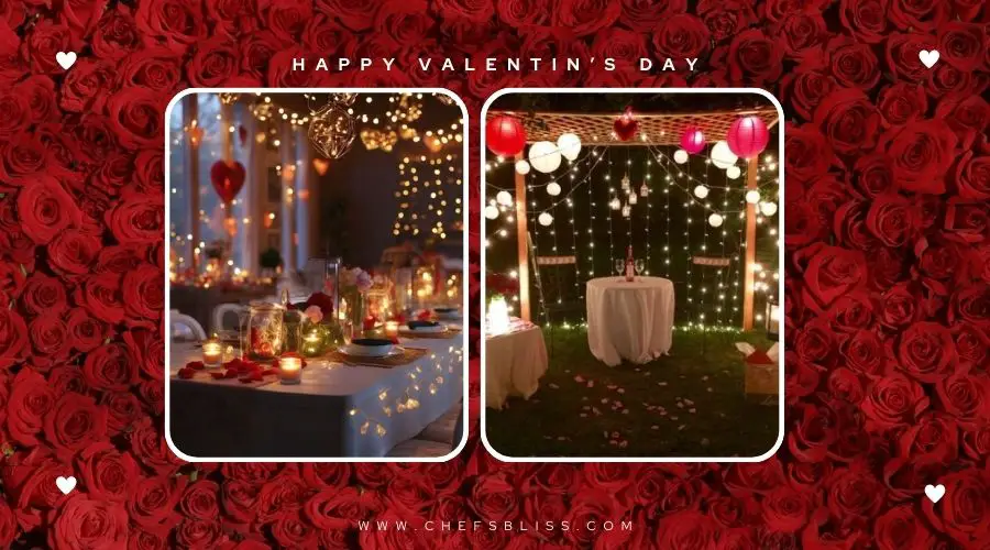 valentine’s day fairy light decor ideas