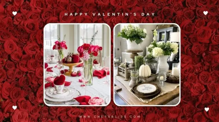 valentine’s day farmhouse table decor ideas