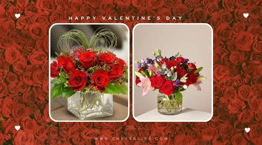 valentine’s day flower arranging ideas