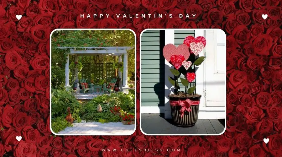 valentine’s day garden arbor ideas