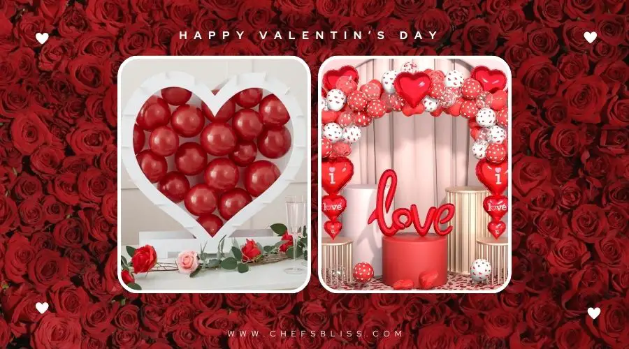 valentine’s day garden balloon ideas