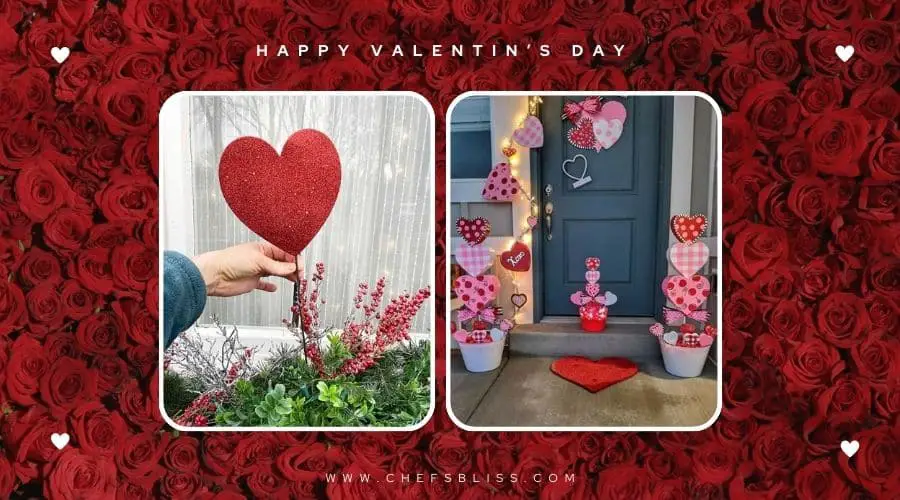 valentine’s day garden decor ideas