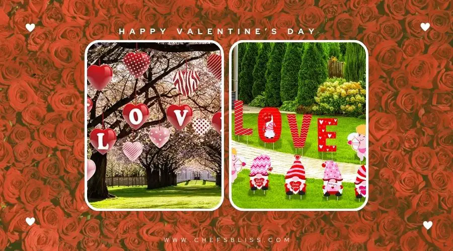 valentine’s day garden decoration ideas