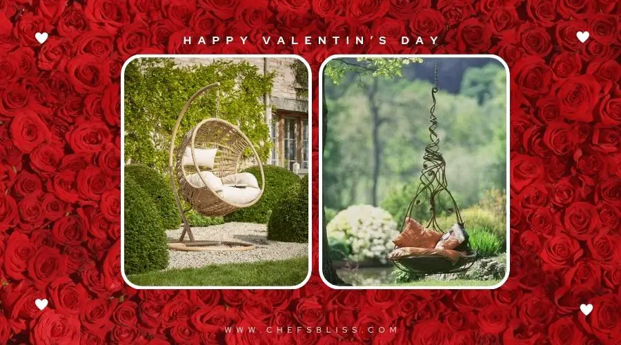 valentine’s day garden hammock chair ideas