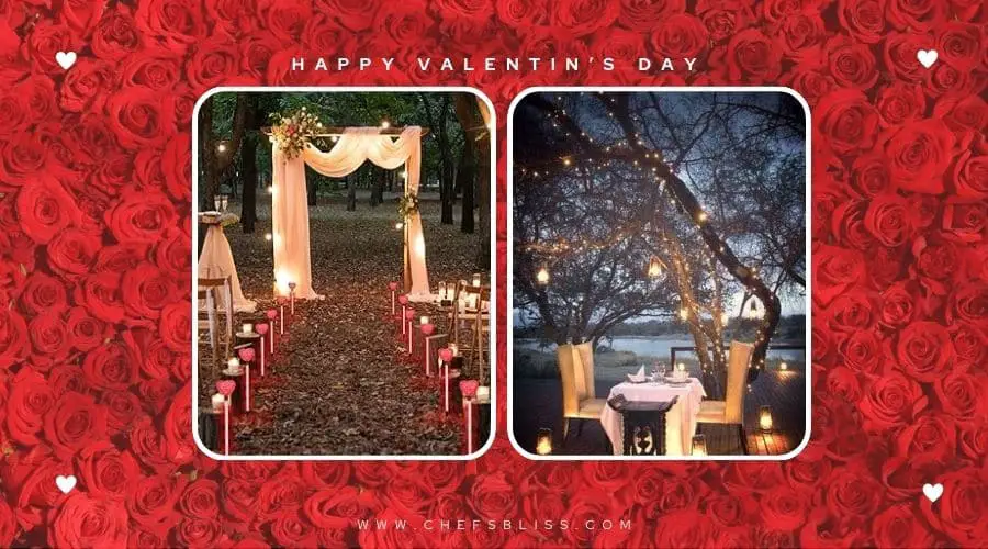 valentine’s day garden outdoor light ideas