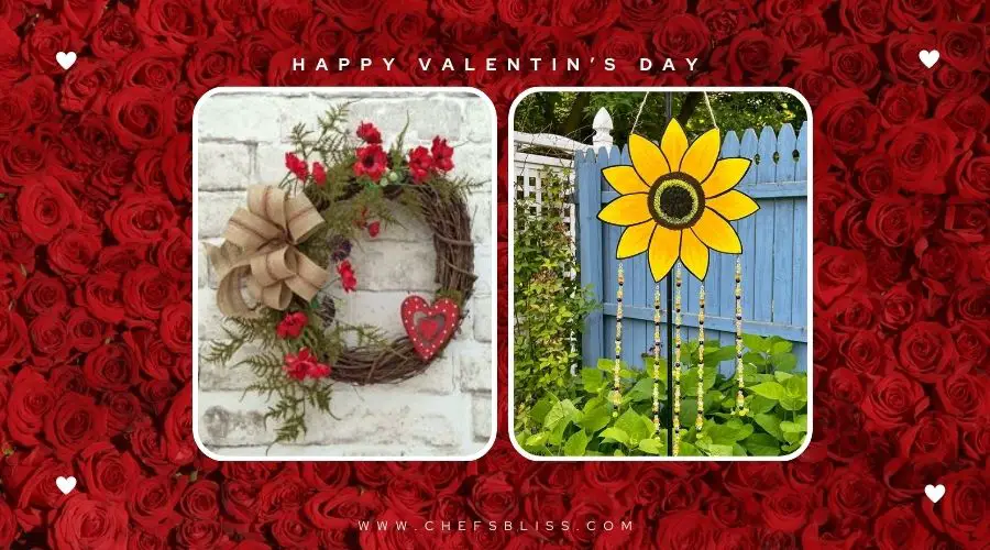 valentine’s day garden plant hooks ideas