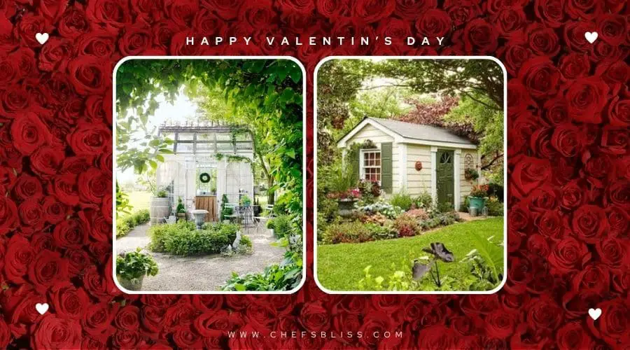 valentine’s day garden shed makeover ideas