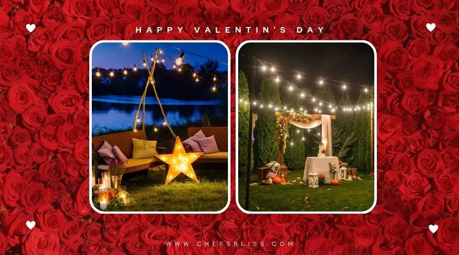 valentine’s day garden solar stake lights ideas