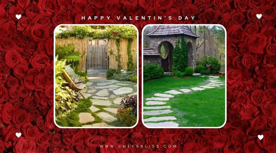 valentine’s day garden stepping stones ideas