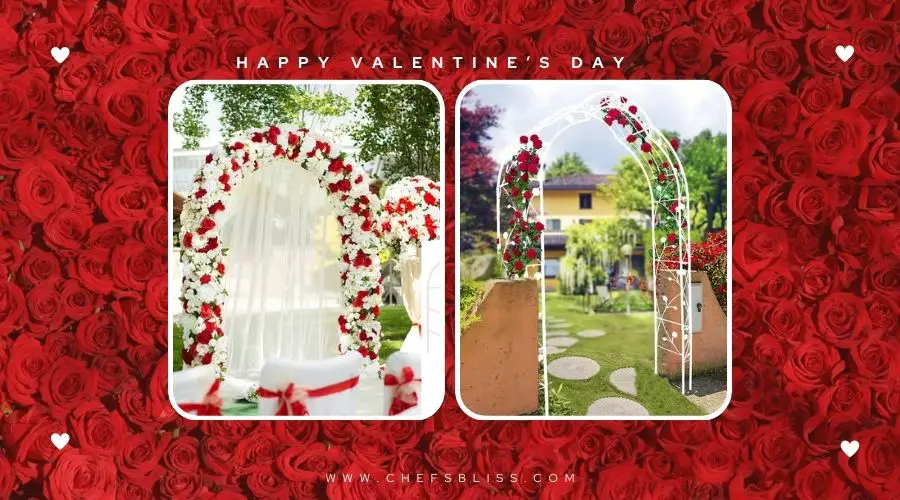 valentine’s day garden trellis ideas