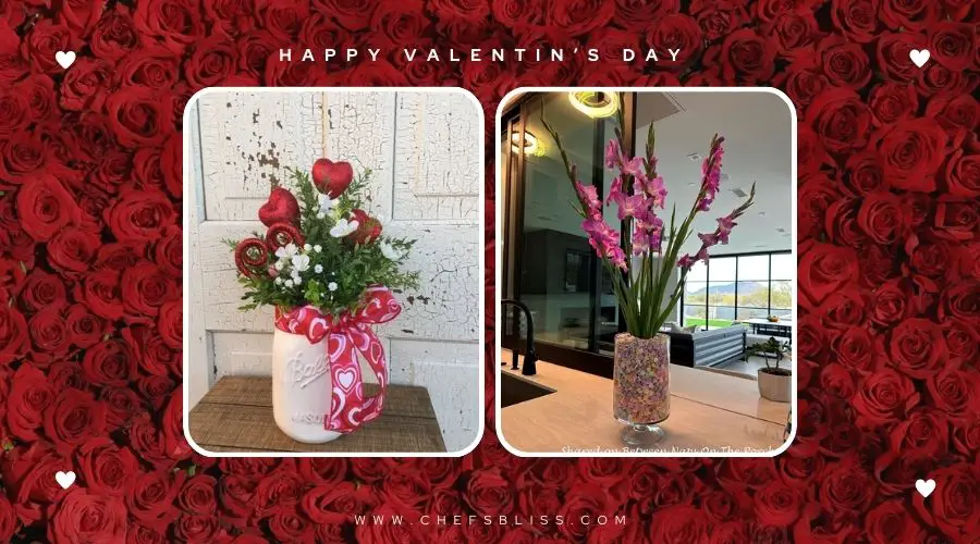 valentine’s day garden vase ideas