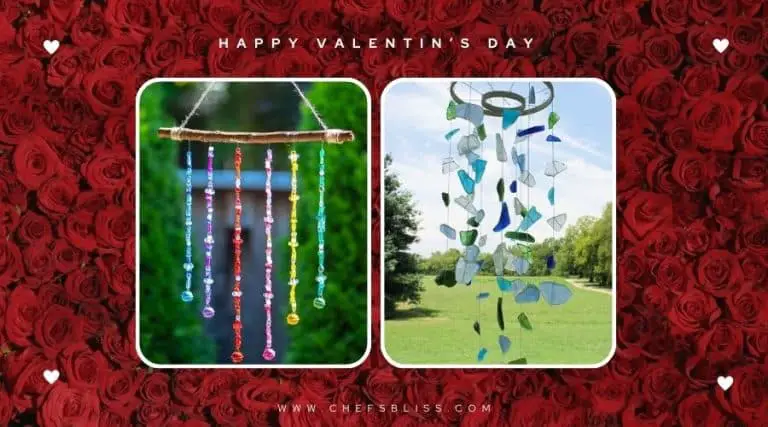 valentine’s day garden wind chime ideas