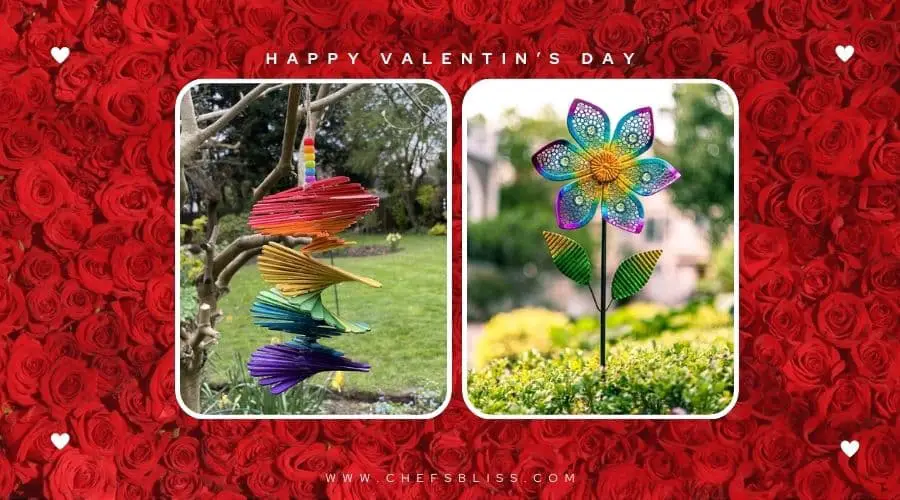 valentine’s day garden wind spinner ideas