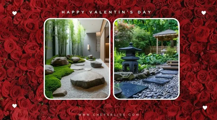 valentine’s day garden zen garden ideas