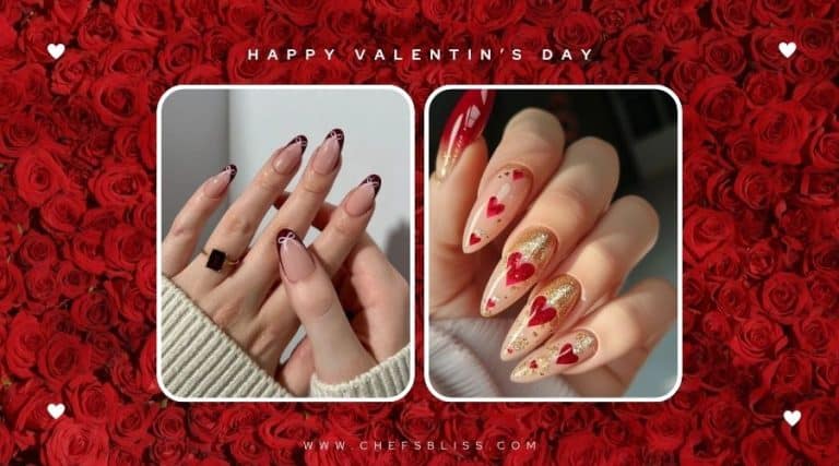 valentine’s day gel nail ideas