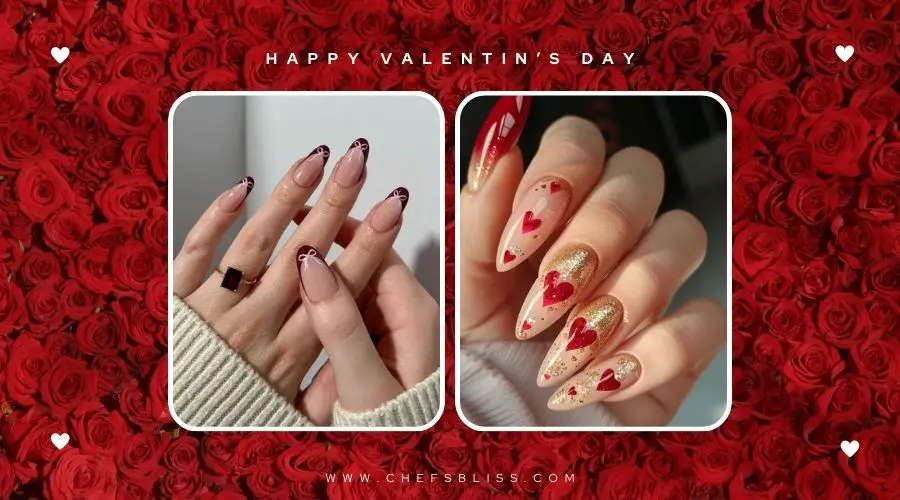 valentine’s day gel nail ideas