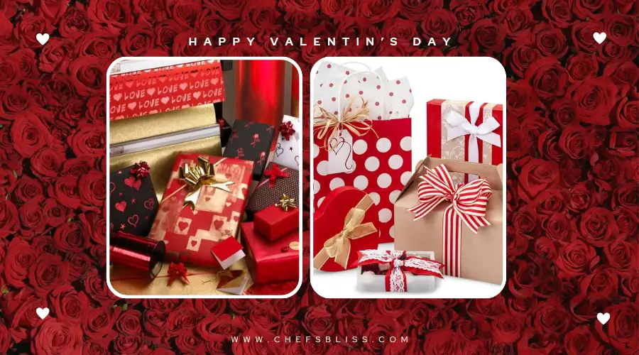 valentine’s day gift wrapping decor ideas