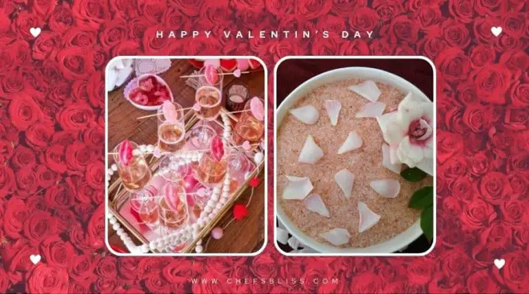 valentine’s day home spa ideas
