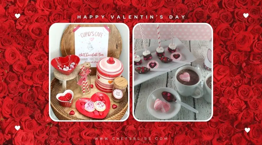 valentine’s day hot cocoa bar ideas