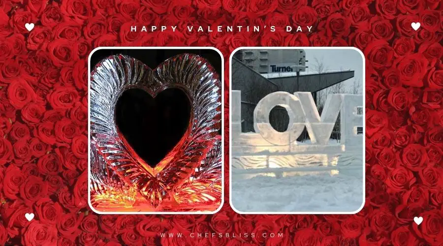 valentine’s day ice carving ideas