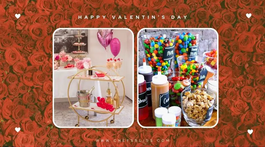 valentine’s day ice cream bar decor ideas