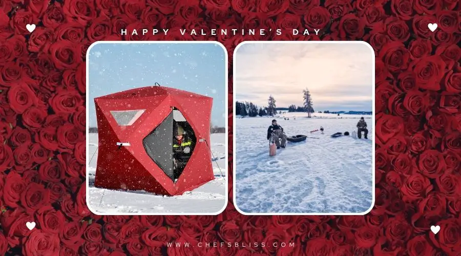 valentine’s day ice fishing ideas