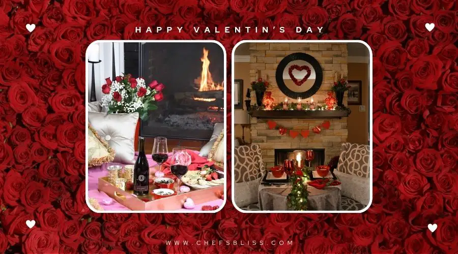 valentine’s day indoor bonfire ideas