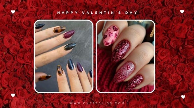 valentine’s day jewel toned nail ideas