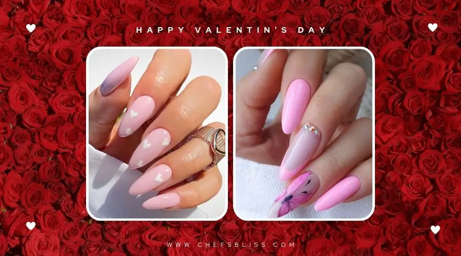 valentine’s day long nail ideas