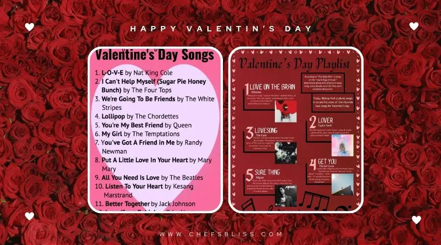 valentine’s day music playlist ideas