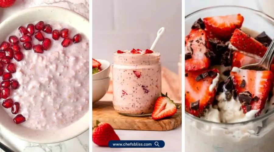 valentine's day overnight oats recipes