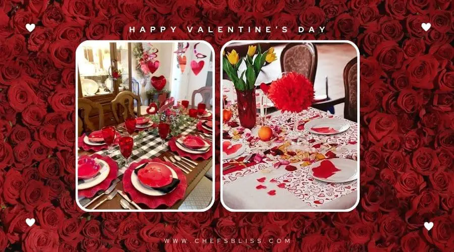 valentine’s day placemat decor ideas