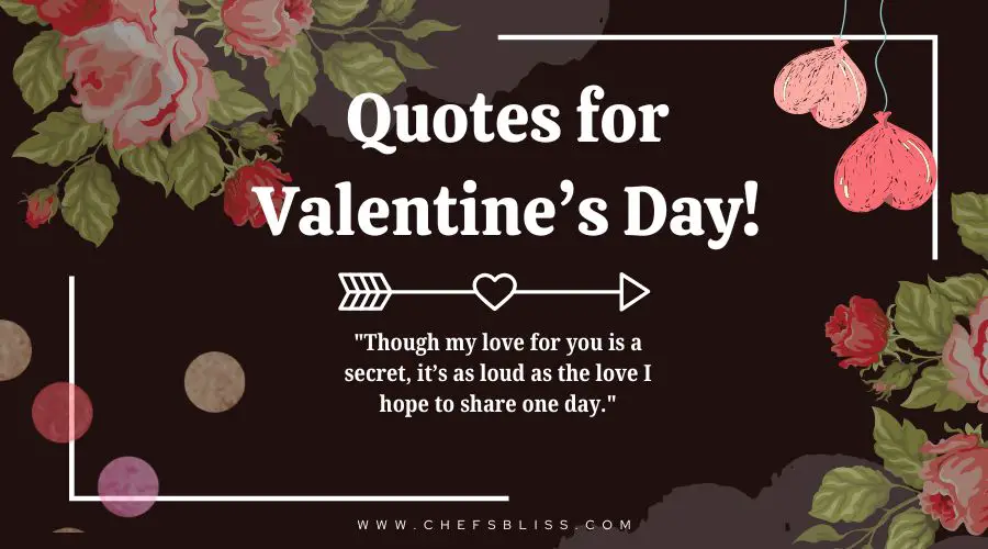 valentine’s day quotes for secret admirer