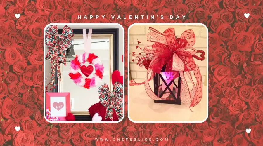 valentine’s day ribbon decor ideas