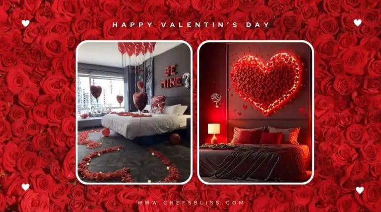 valentine’s day romantic bedroom decor ideas