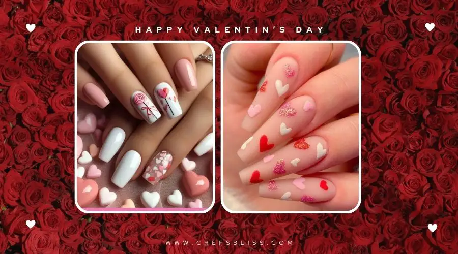 valentine’s day romantic candy nail ideas