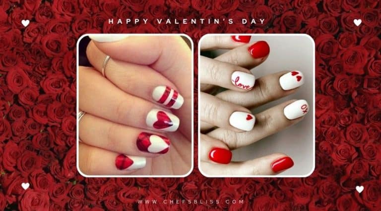 valentine’s day romantic charm nail ideas