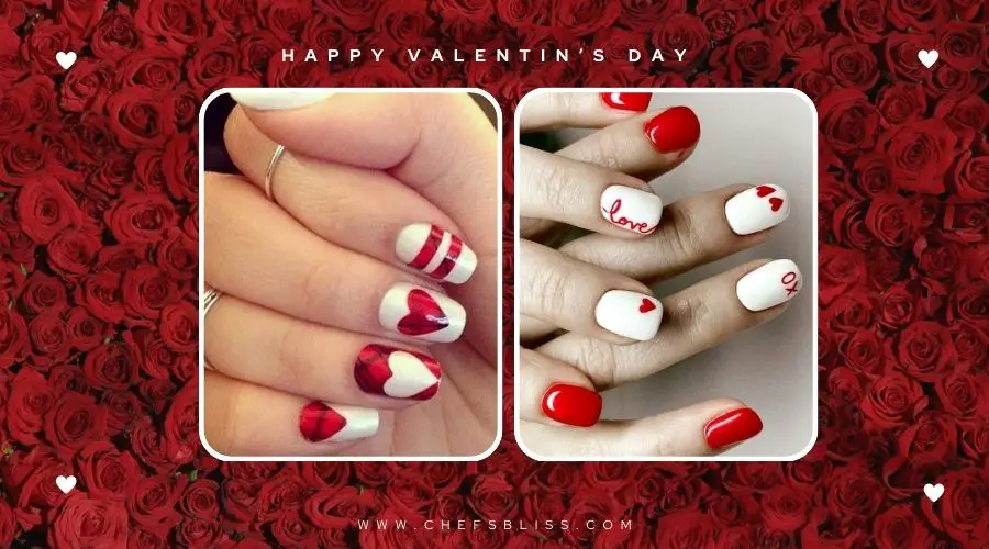 valentine’s day romantic charm nail ideas