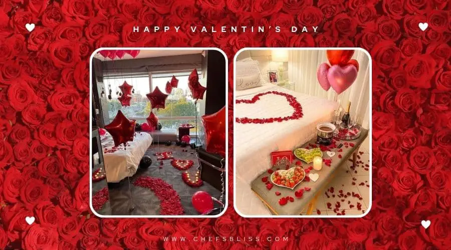 valentine’s day romantic getaway decor ideas