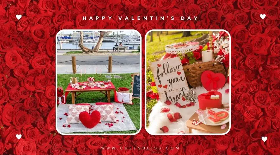 valentine’s day romantic picnic decor ideas