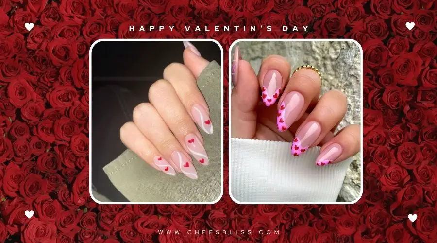 valentine’s day romantic starlit nail ideas